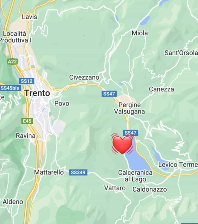 Ferienwohnung Ca' Dei Cigni Calceranica al Lago Exterior foto
